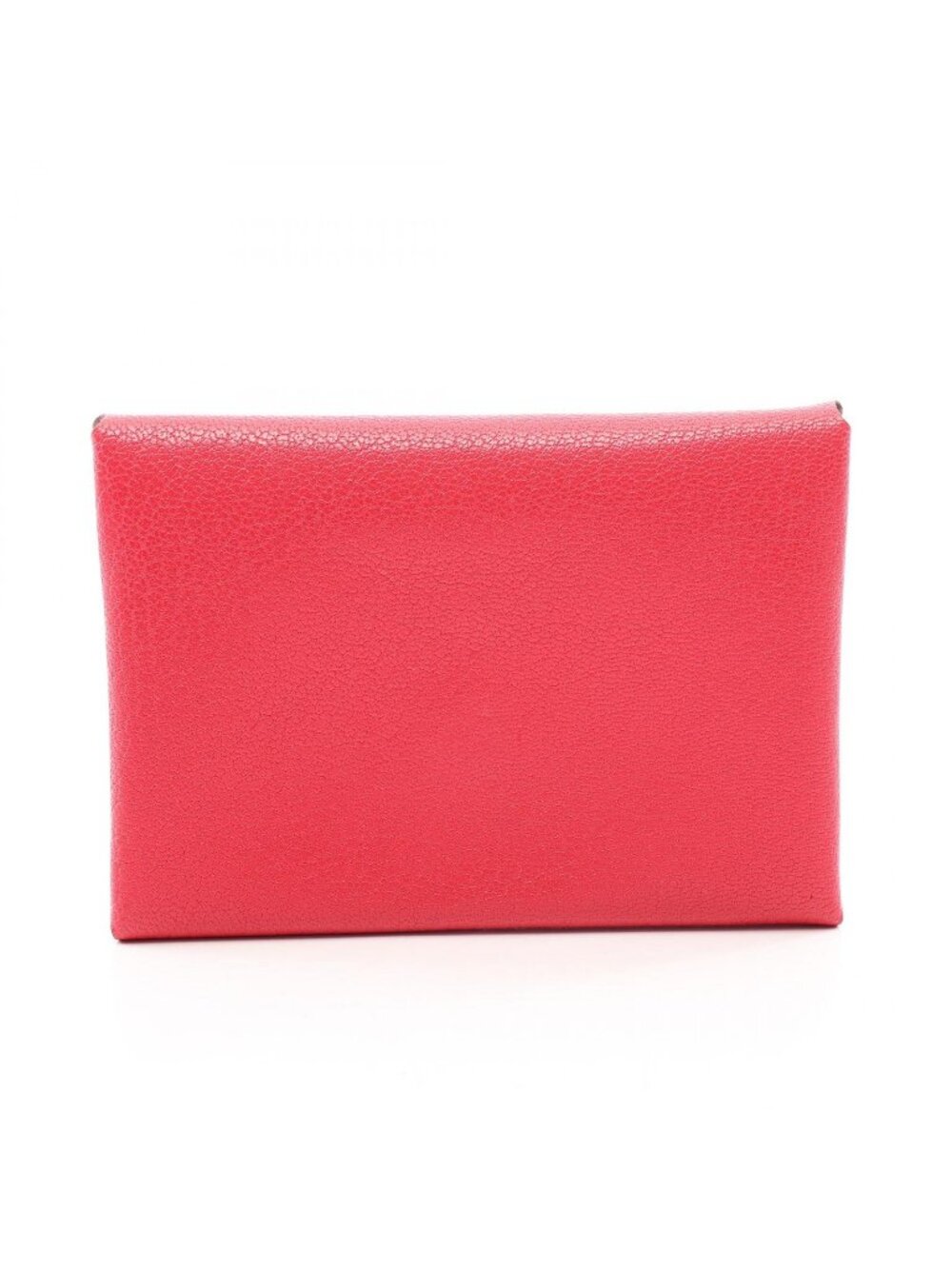Hermes Coin Purse Calvi Duo Rose Leather